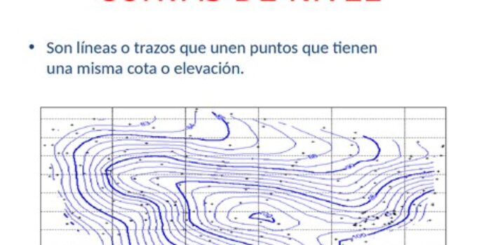 Qué es una curva de nivel en topografía